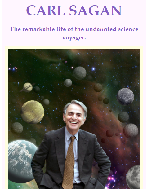 Screenshot of the Tribute Page